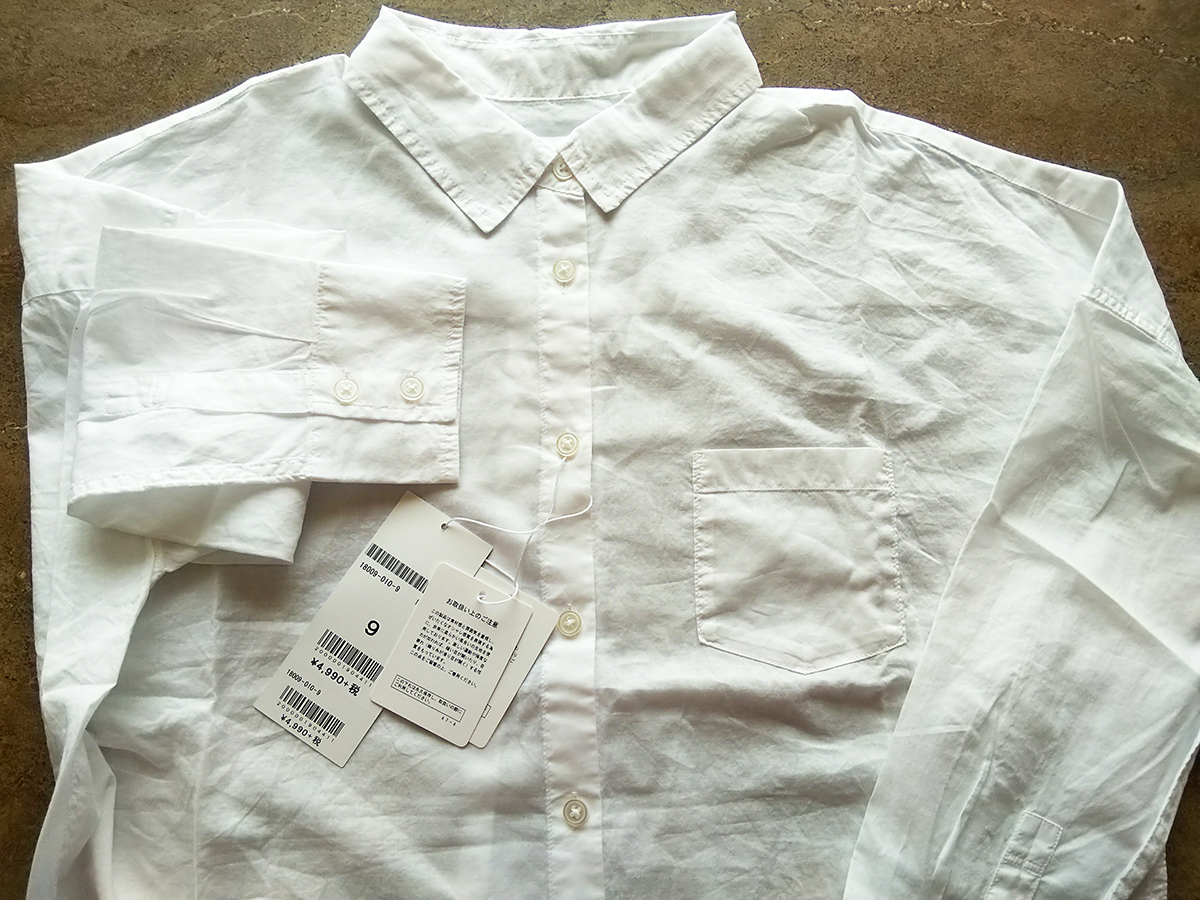 ピュアコットン・ベーシックシャツ