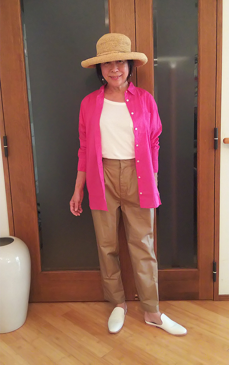 ピュアコットン・ベーシックシャツ