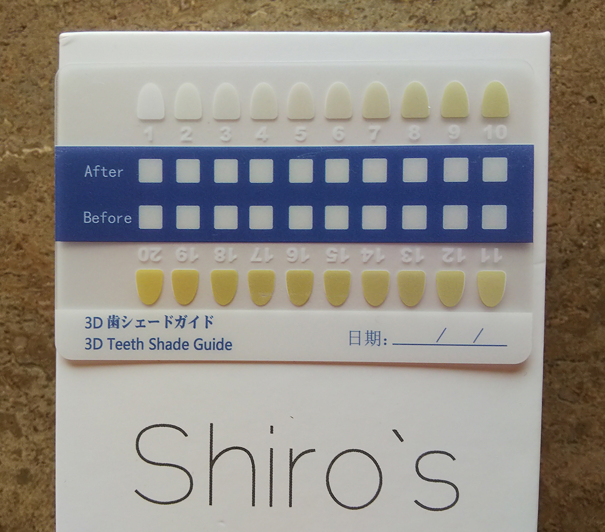 D歯シェードガイド