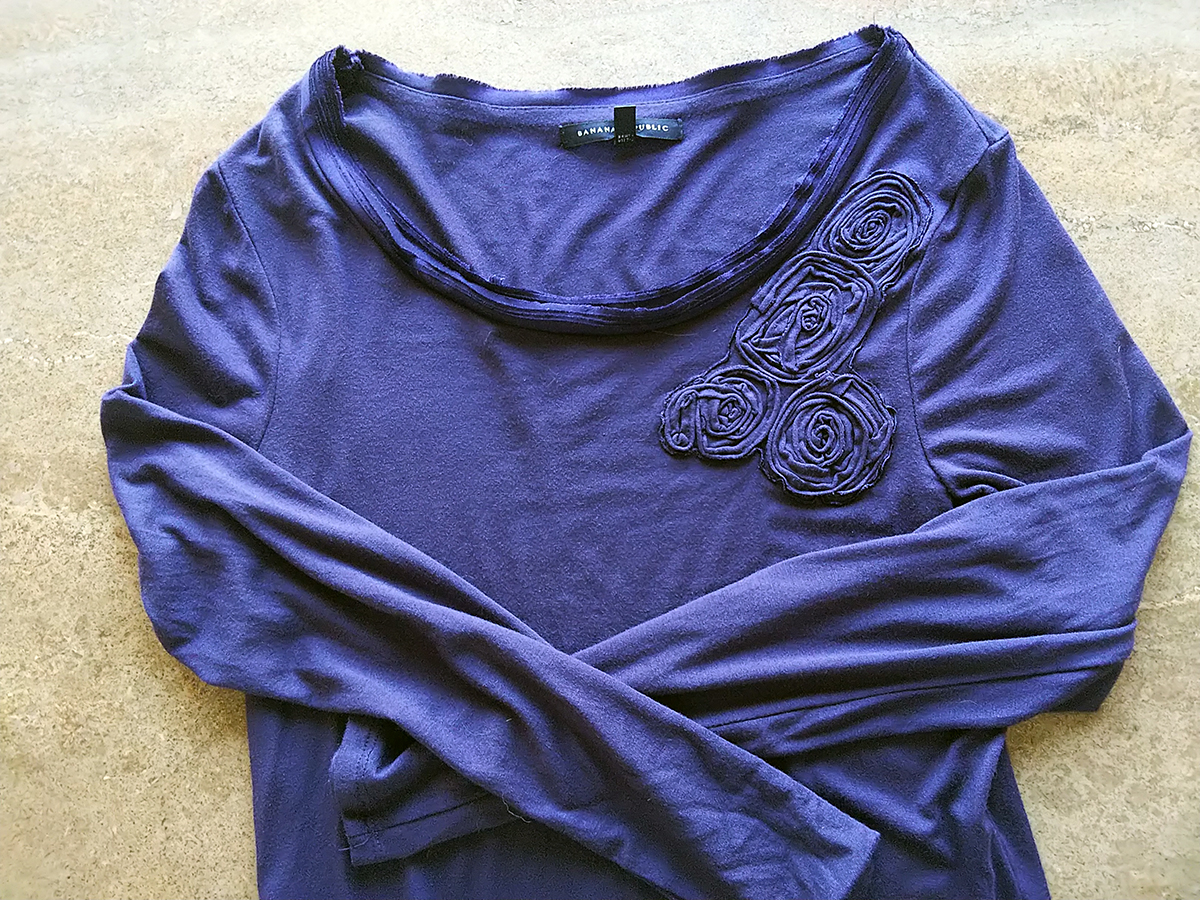 ダメージ加工の服