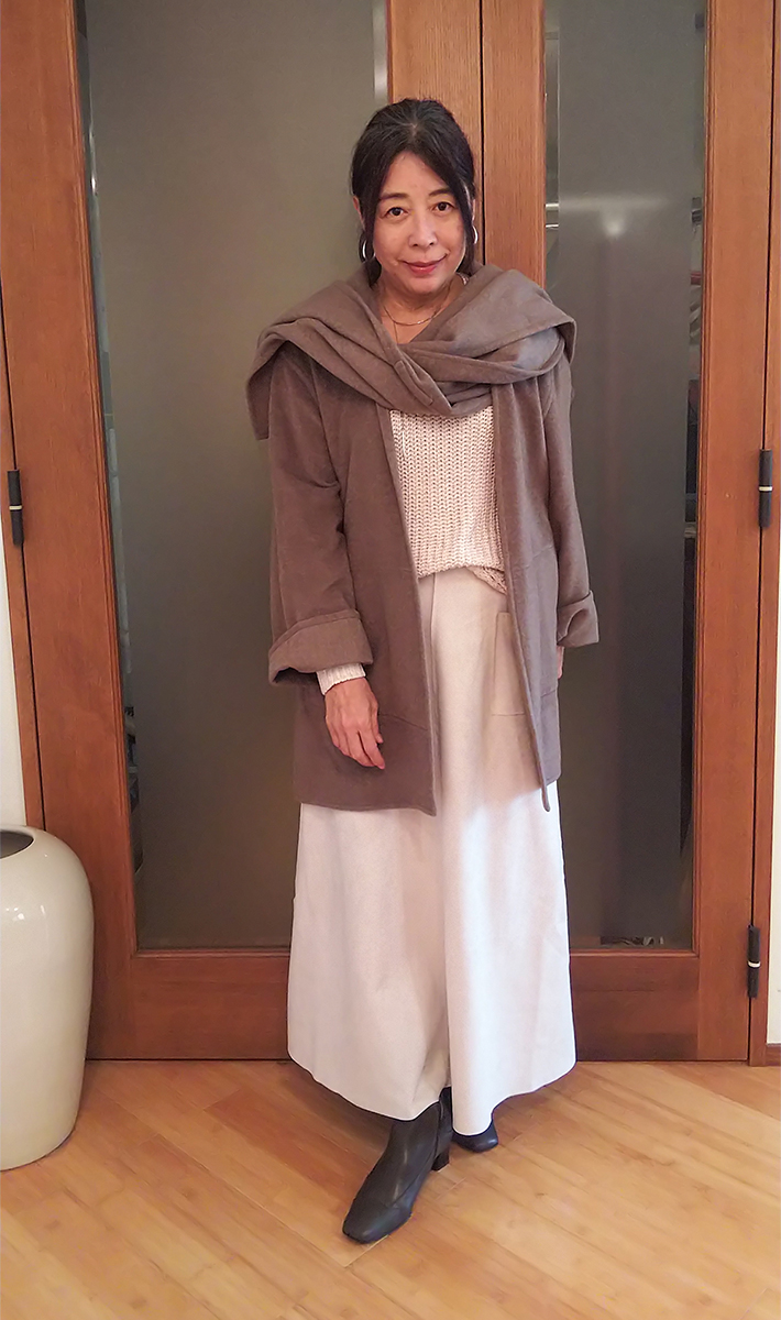 エルメスのハーフコート