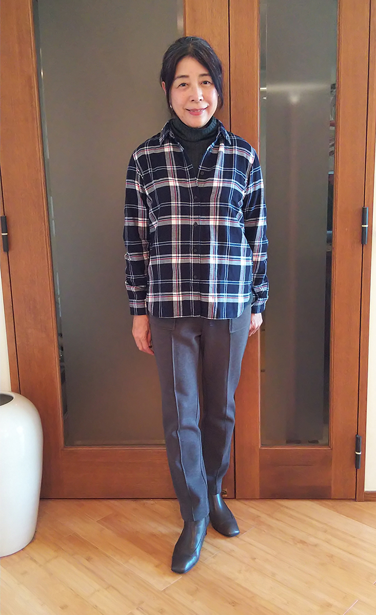 シルクフィール・リブタートル チャコール