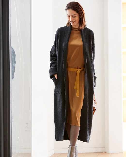 ボイルウール・羽織りコート