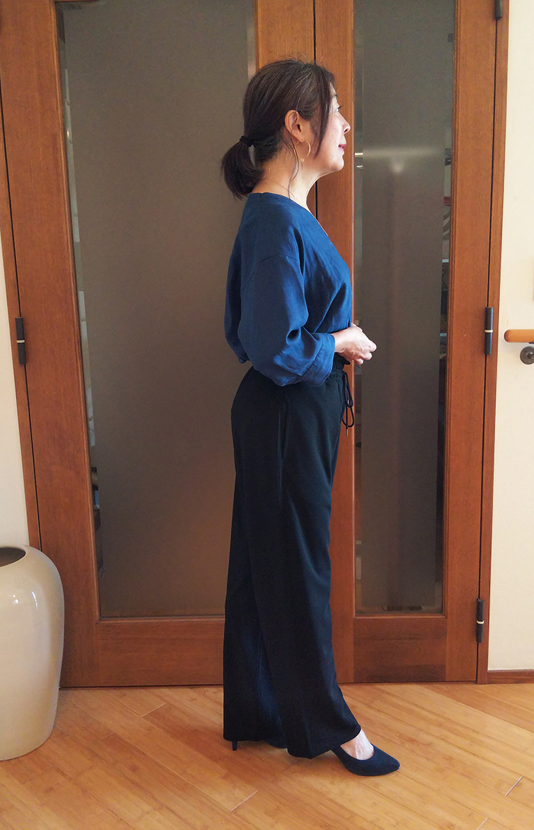 横から見たところ