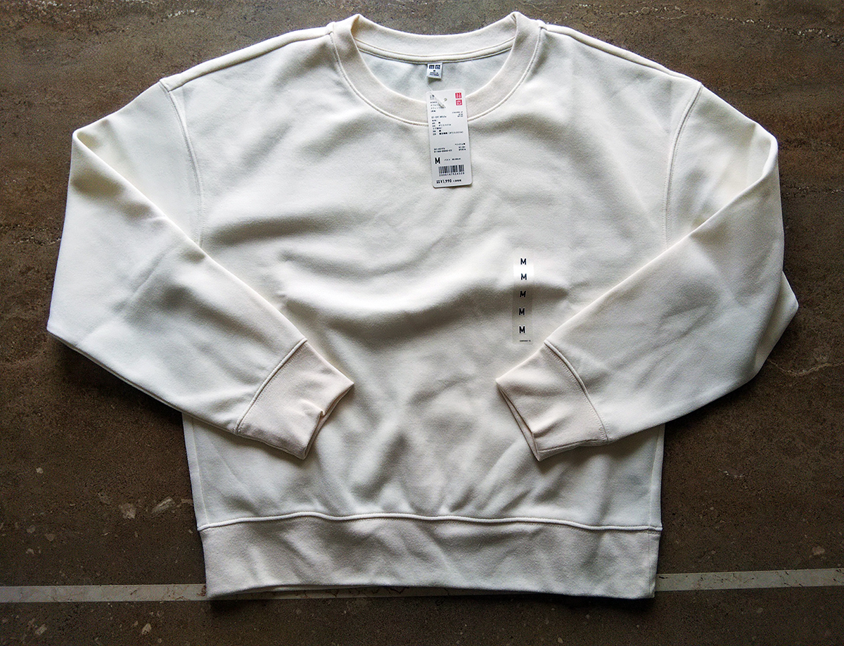 ダブルフェイススウェットシャツ