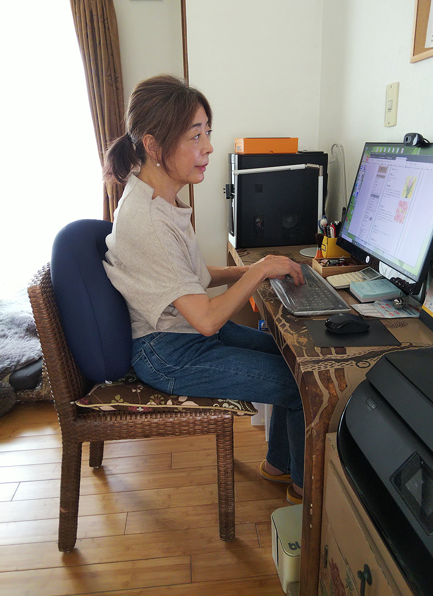 デスクワークに使用