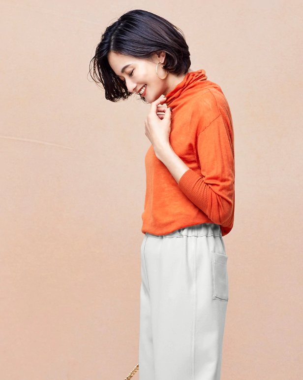 エアリーウール・タートルネック