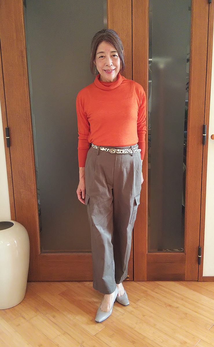 コンフォートチノ・カーゴパンツとのコーデ