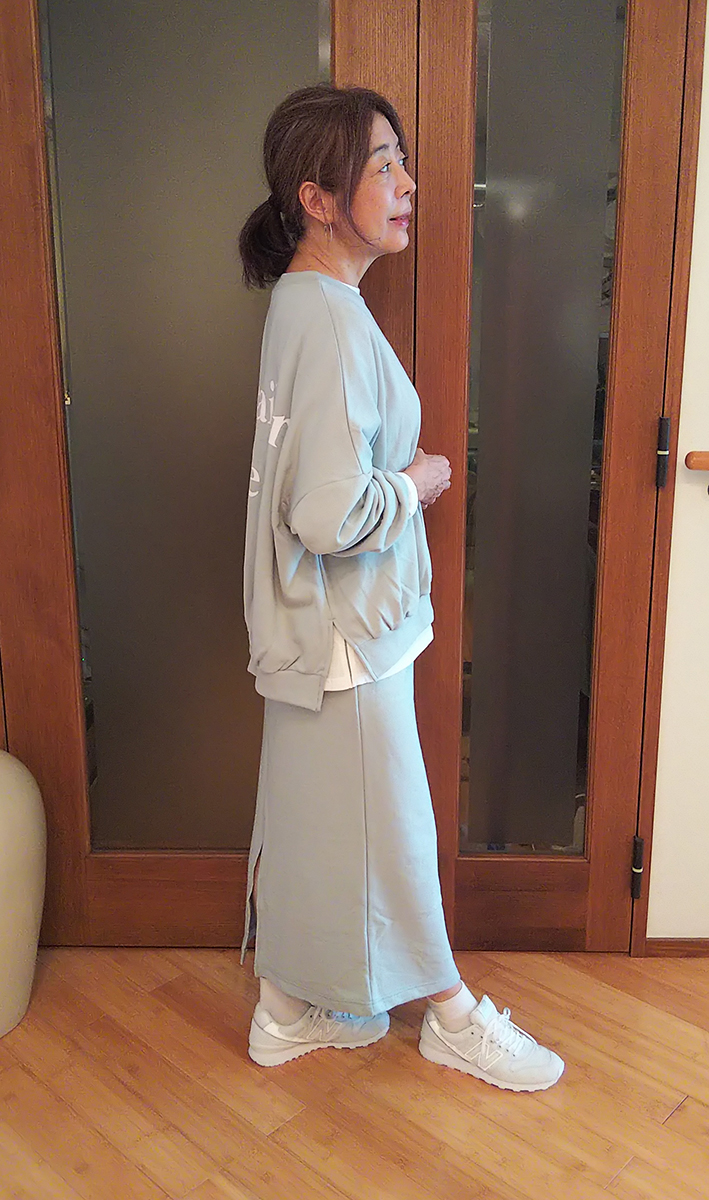 横から見たところ