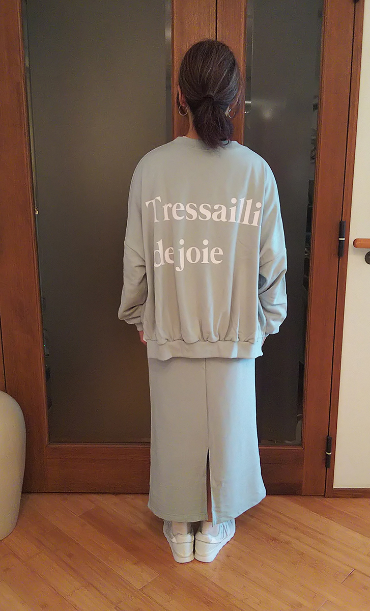 後ろから見たところ