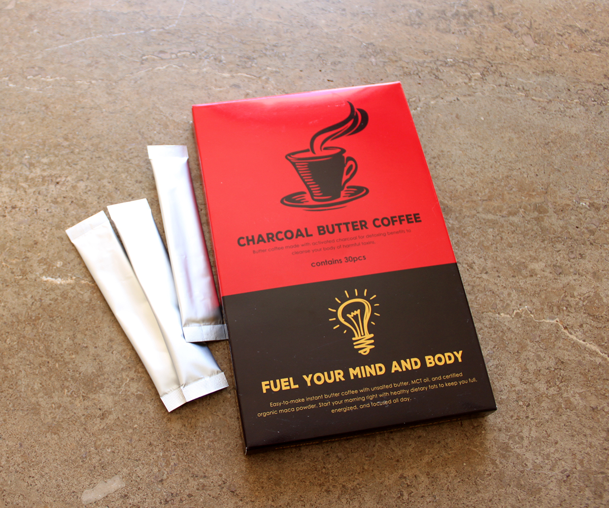 チャコールバターコーヒー