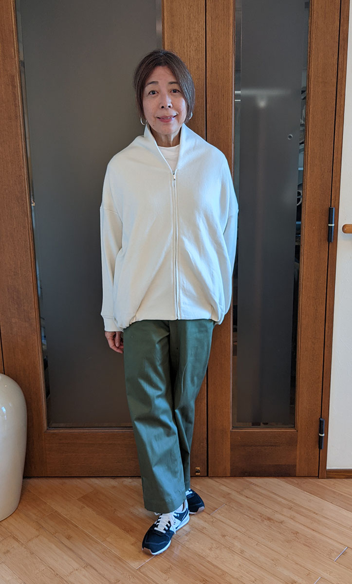 チノパンとのコーデ