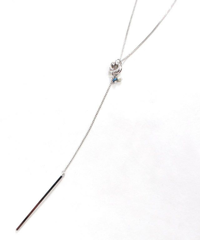 Yラインロングネックレス