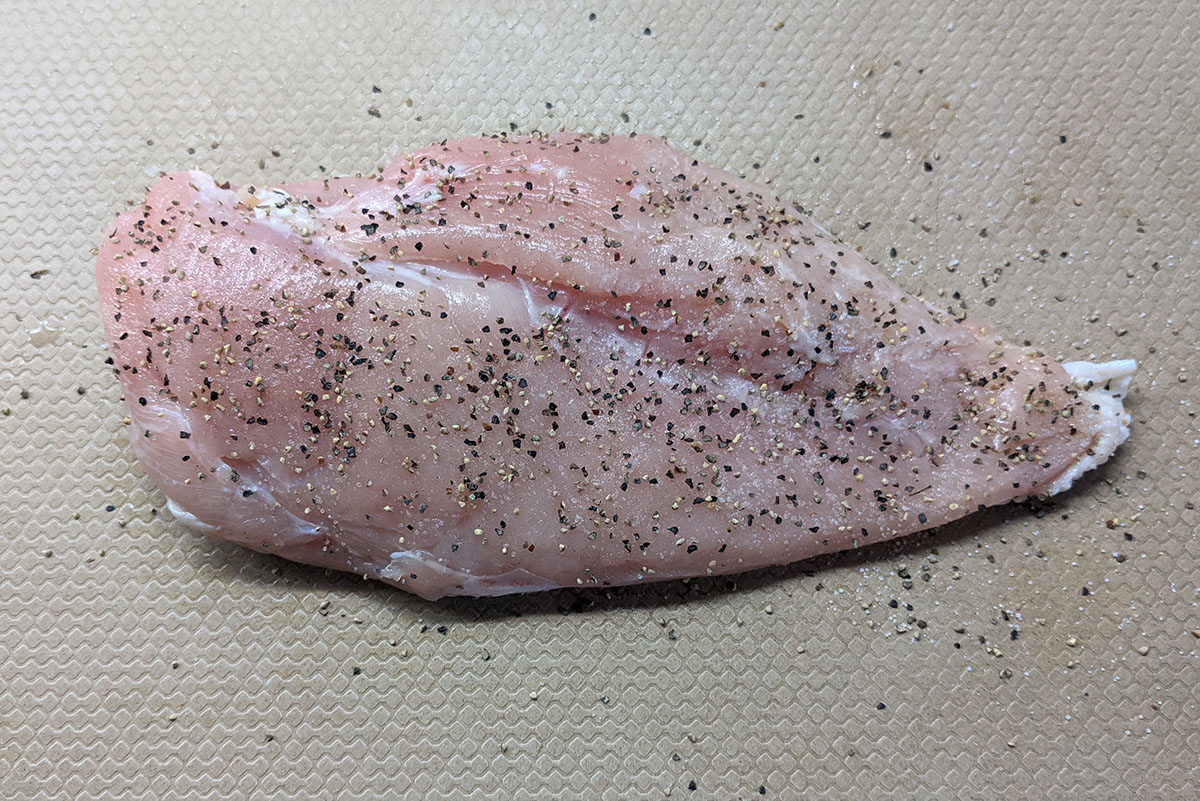 鶏むね肉の下ごしらえ