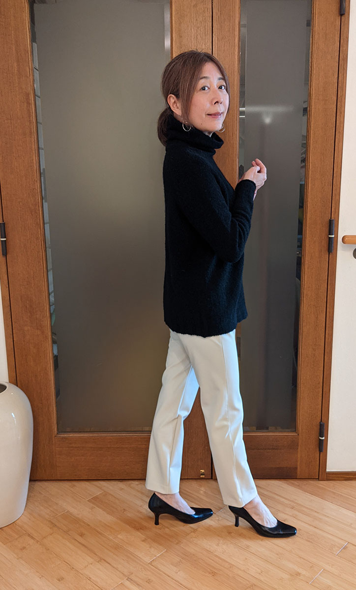 横から見たところ