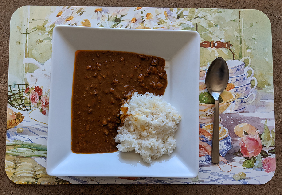 素材を生かしたカレー キーマ