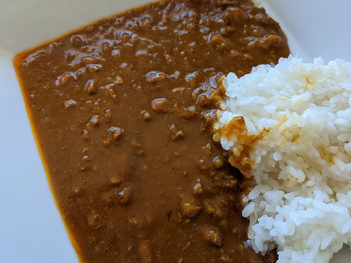 素材を生かしたカレー キーマ