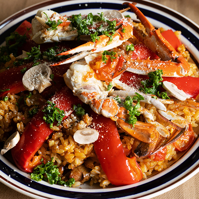 バターチキンカレーパエリア