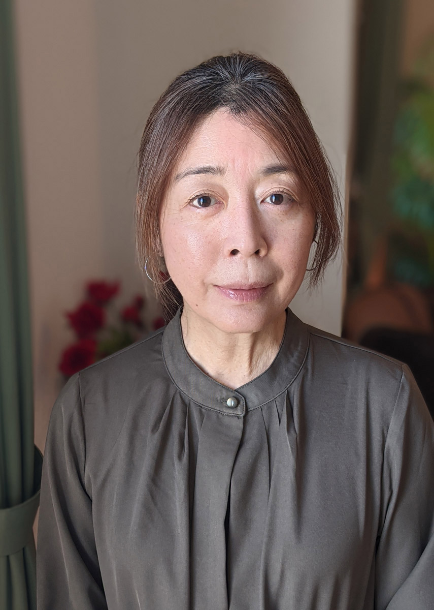 リップクリームだけの口元