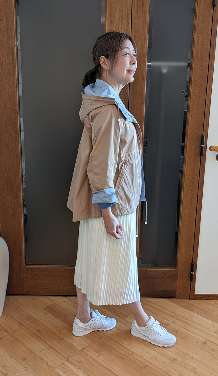 横から見たところ