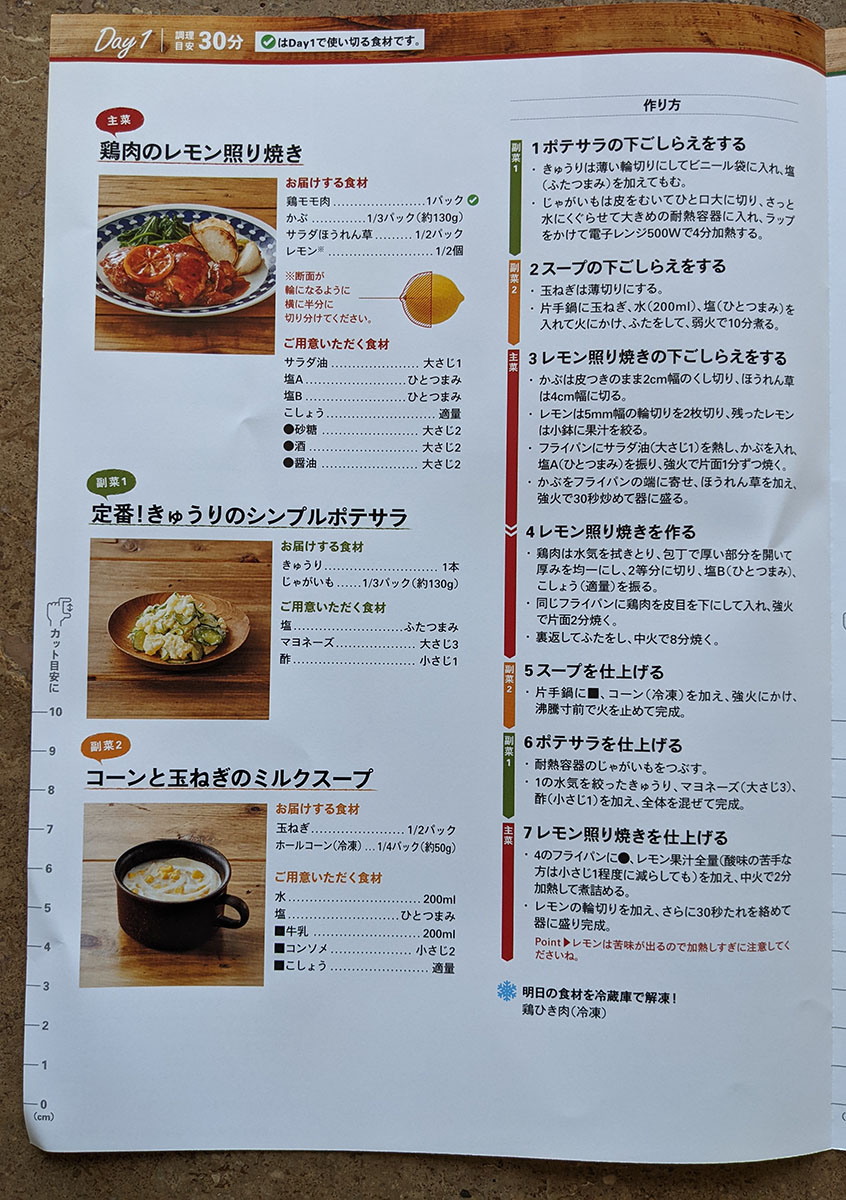 ちゃんとoisixおためしセット5日分の完成メニューを掲載 フードロスのない計算し尽くしたレシピ 歳を隠すのをやめました