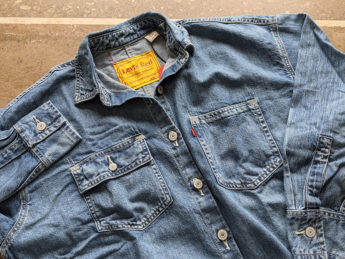 LEVI'S RED LR WMNS DENIM WOVEN MIDDAY BREAK 2