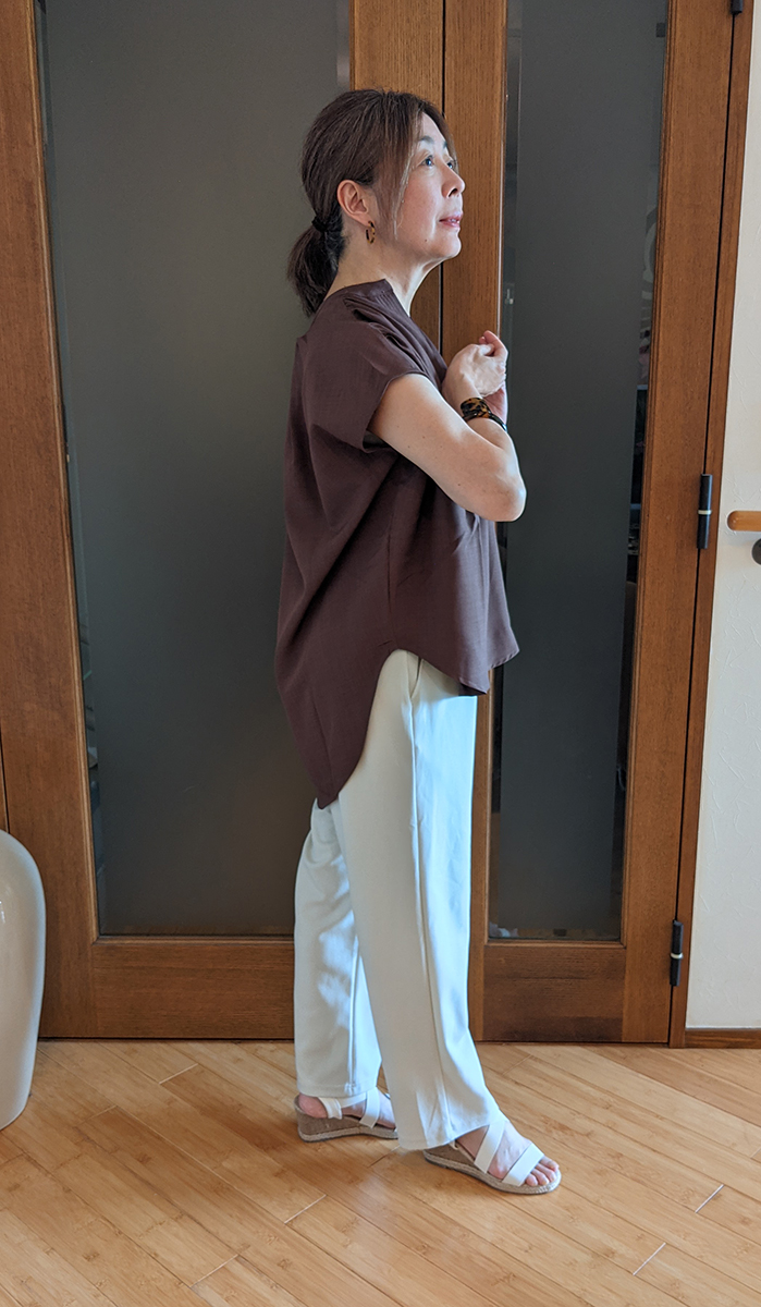 横から見たところ