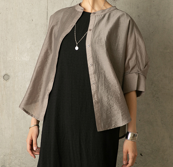 シアーショートシャツ