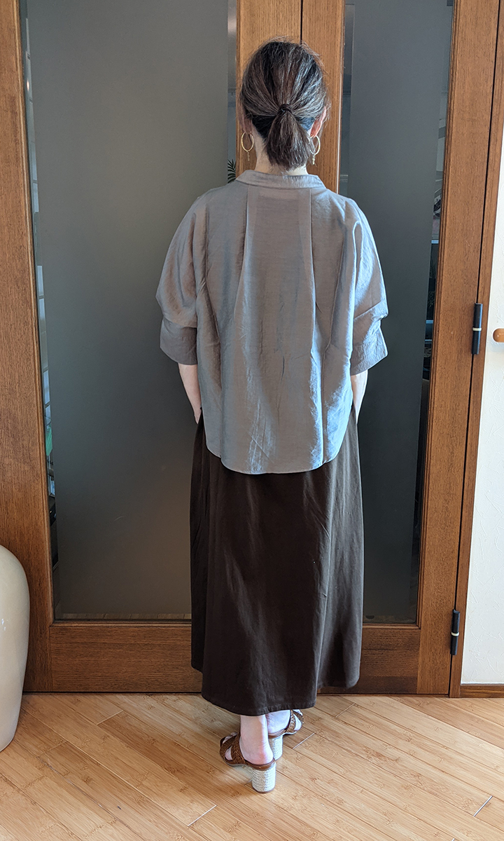 後ろから見たところ