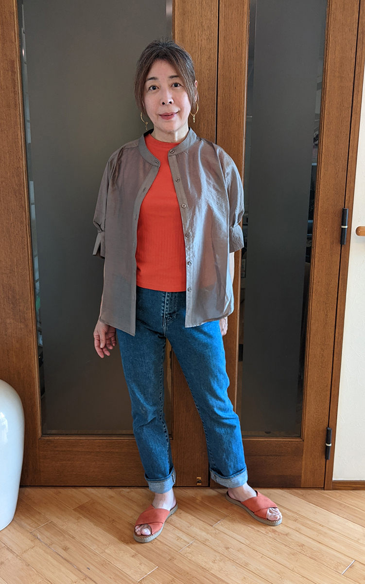 カジュアルなコーデ