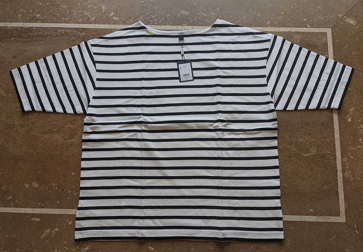 オーガニックボーダーTシャツ 