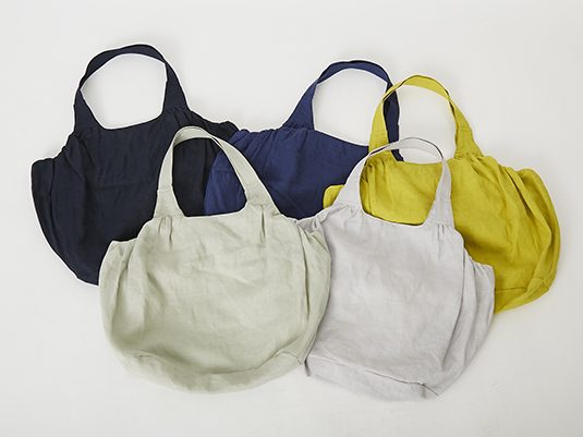 LINEN & BASIC/リネンのバルーンバッグ