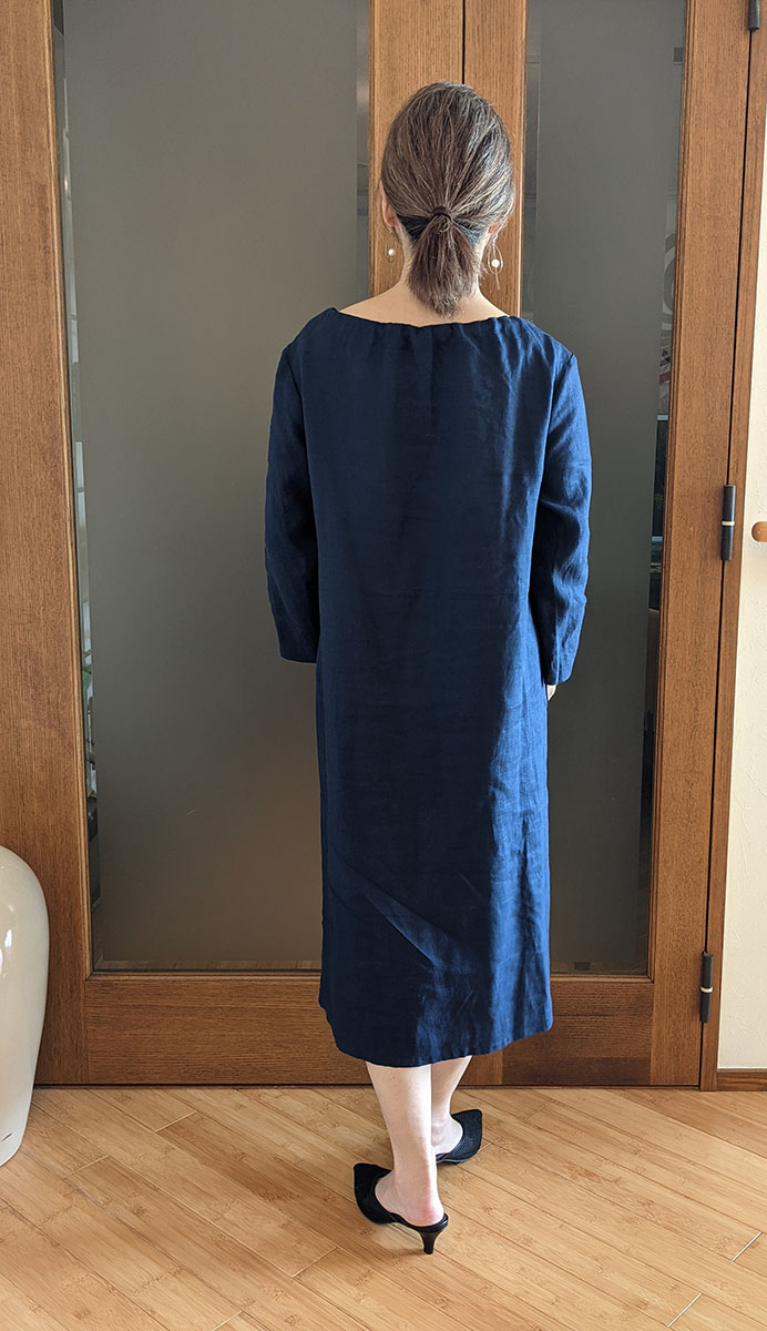 後ろから見たところ