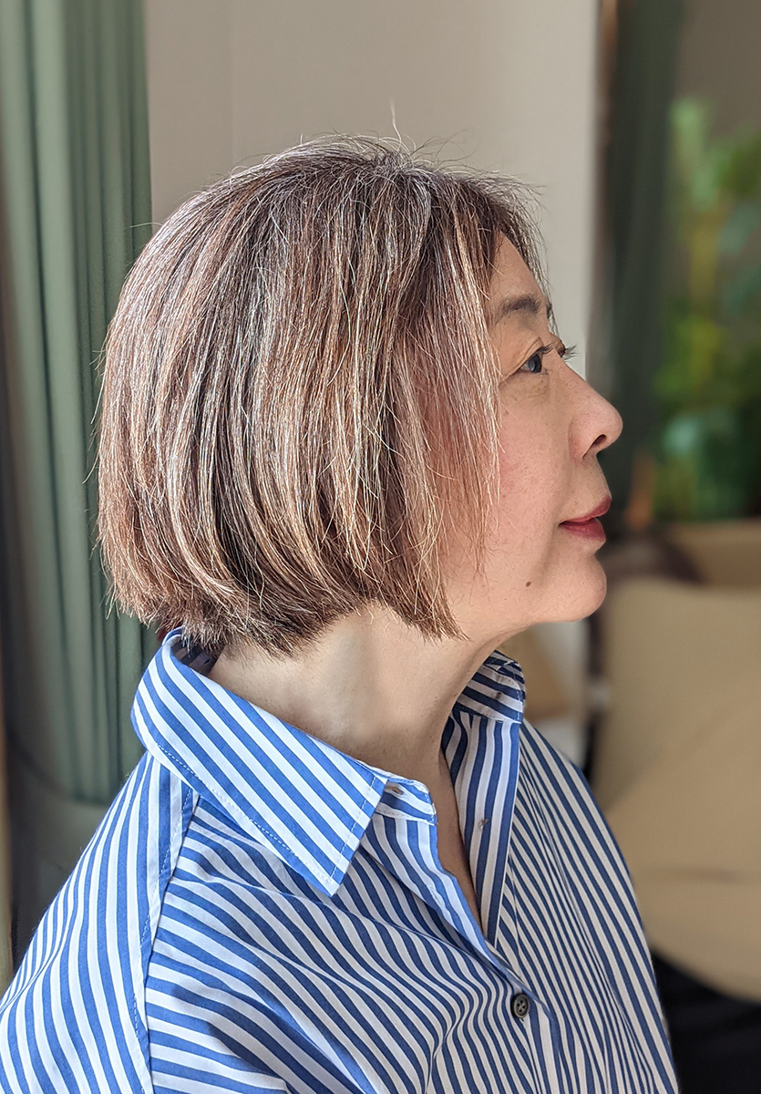 年ぶりのショートヘアは中村アンさんの前下がりボブをリクエストしました 歳を隠すのをやめました 年ぶりのショートヘアは中村アンさんの前下がりボブをリクエストしました 歳を隠すのをやめました