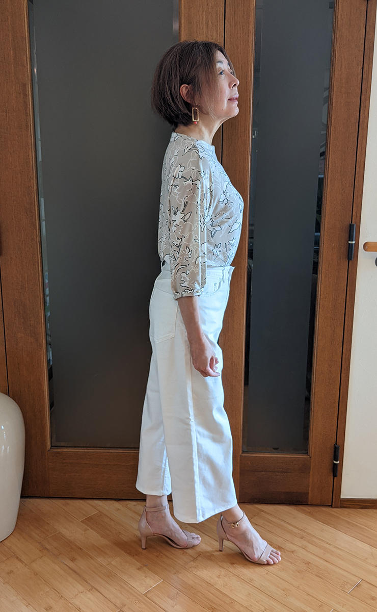 横から見たところ