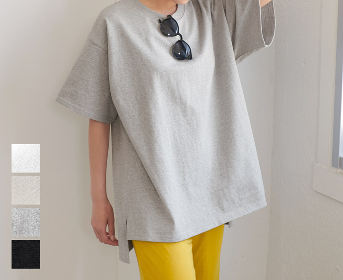 サイドスリットTシャツ