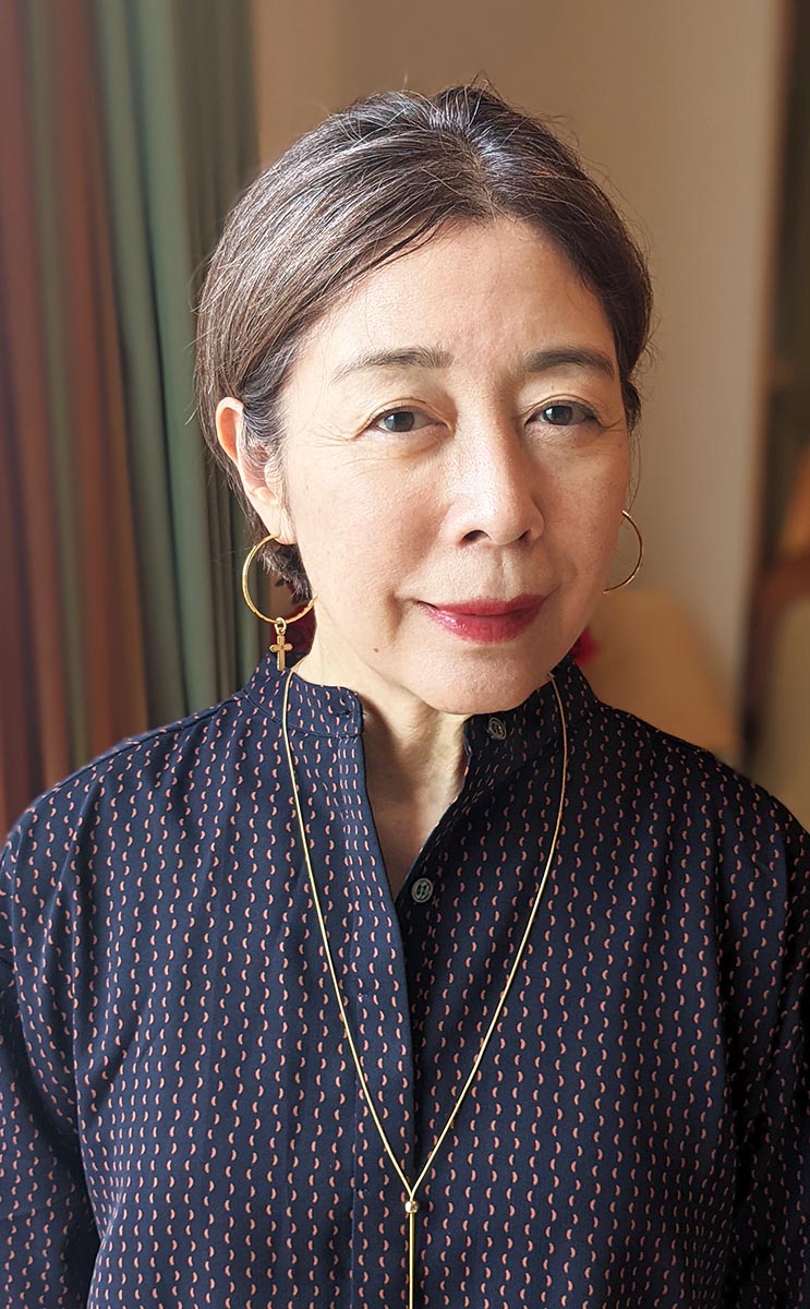 タイトなヘアスタイル