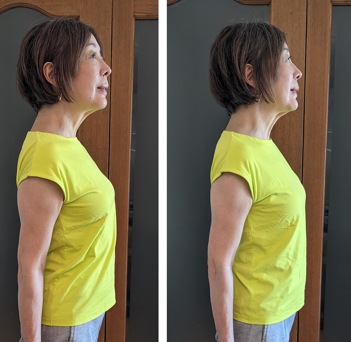 左：ユニクロのブラ　右：ジニエブラ