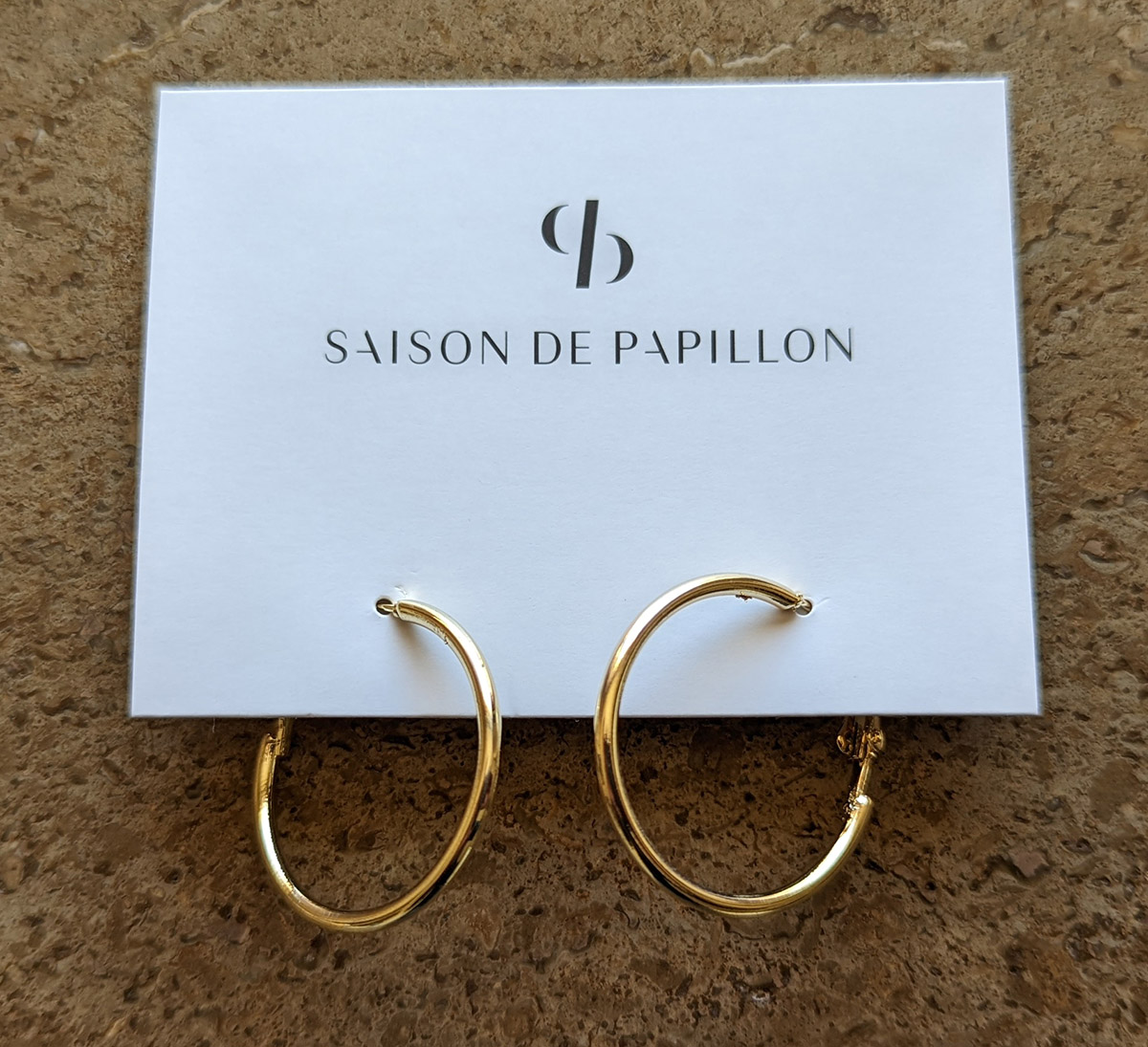 4サイズゴールドフープピアス