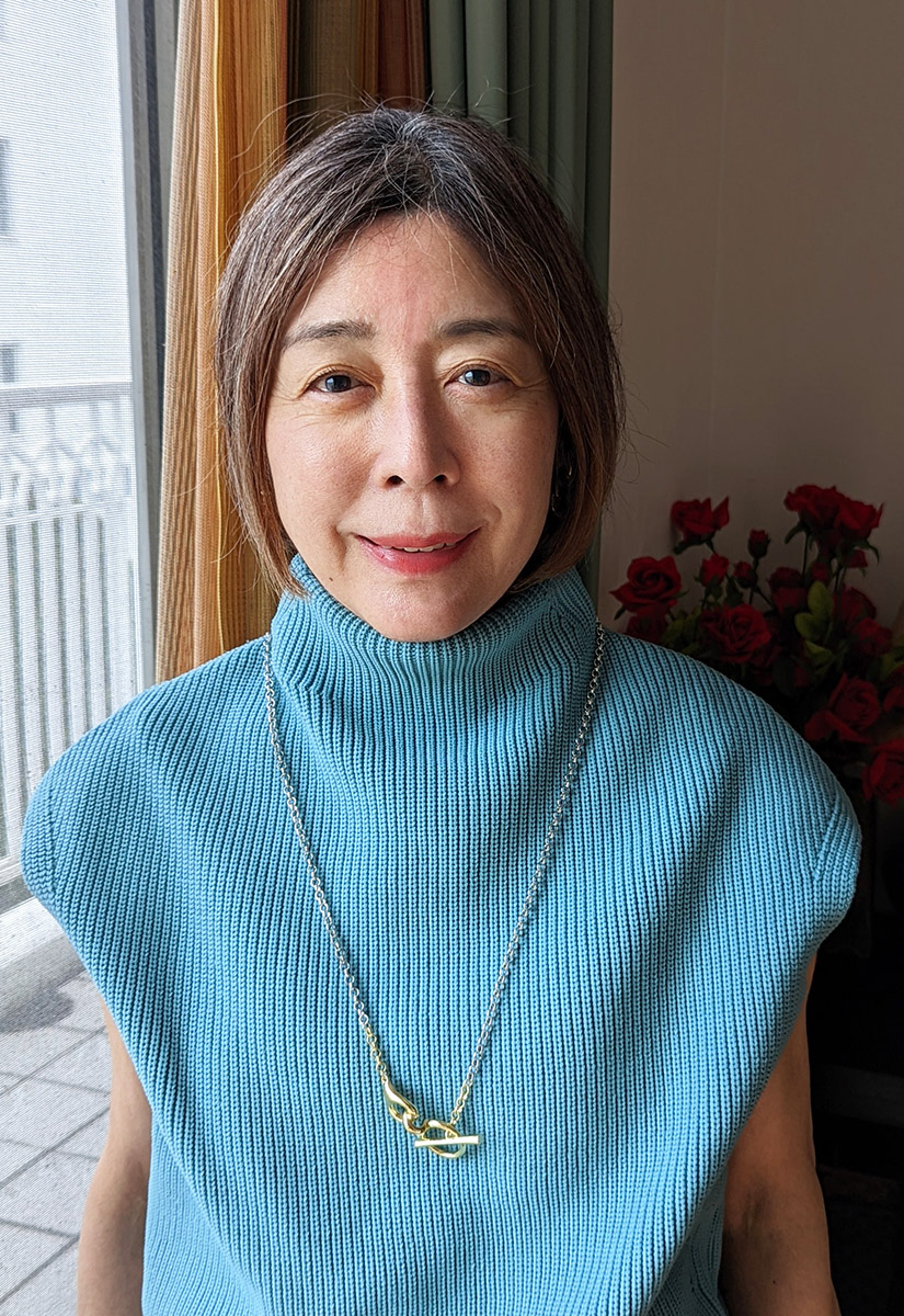 バイカラーマンテルチェーン ネックレス 2way ゴールド&シルバー