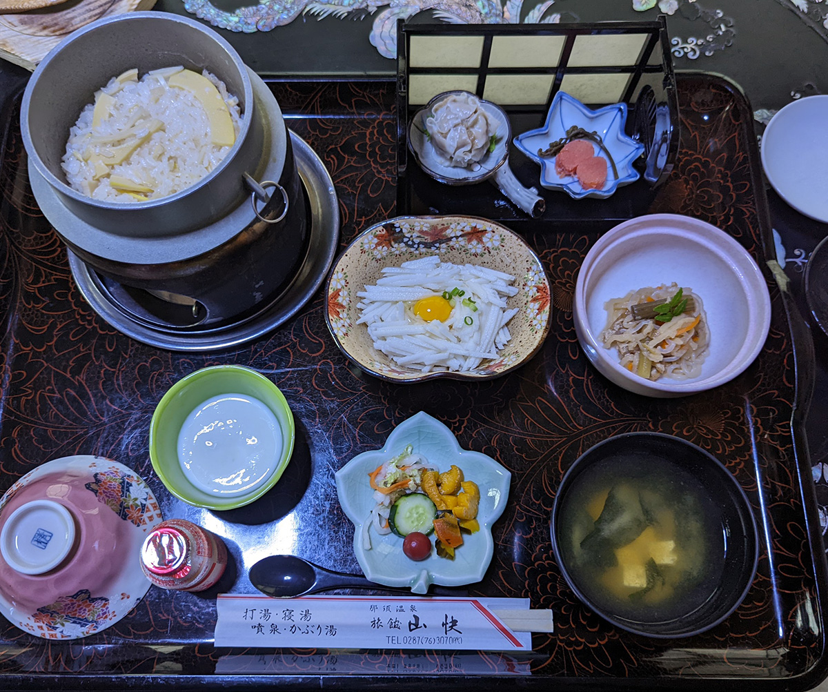 朝食のお膳