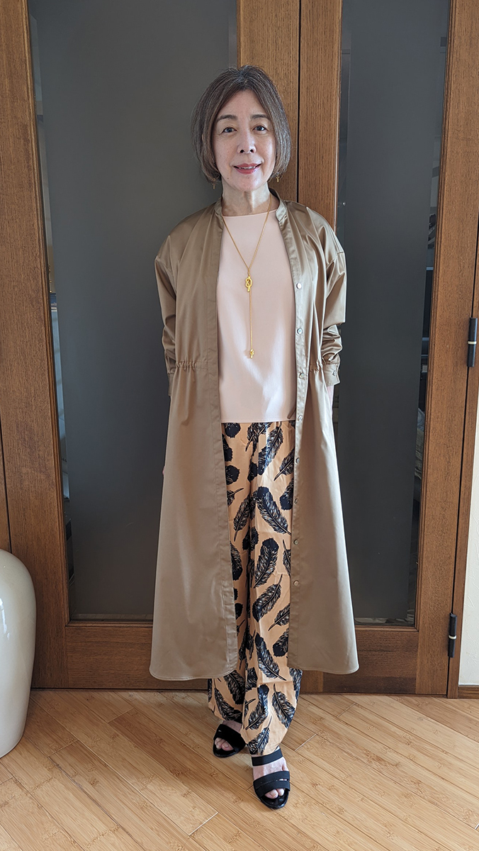 リモンタコートワンピースをプラス