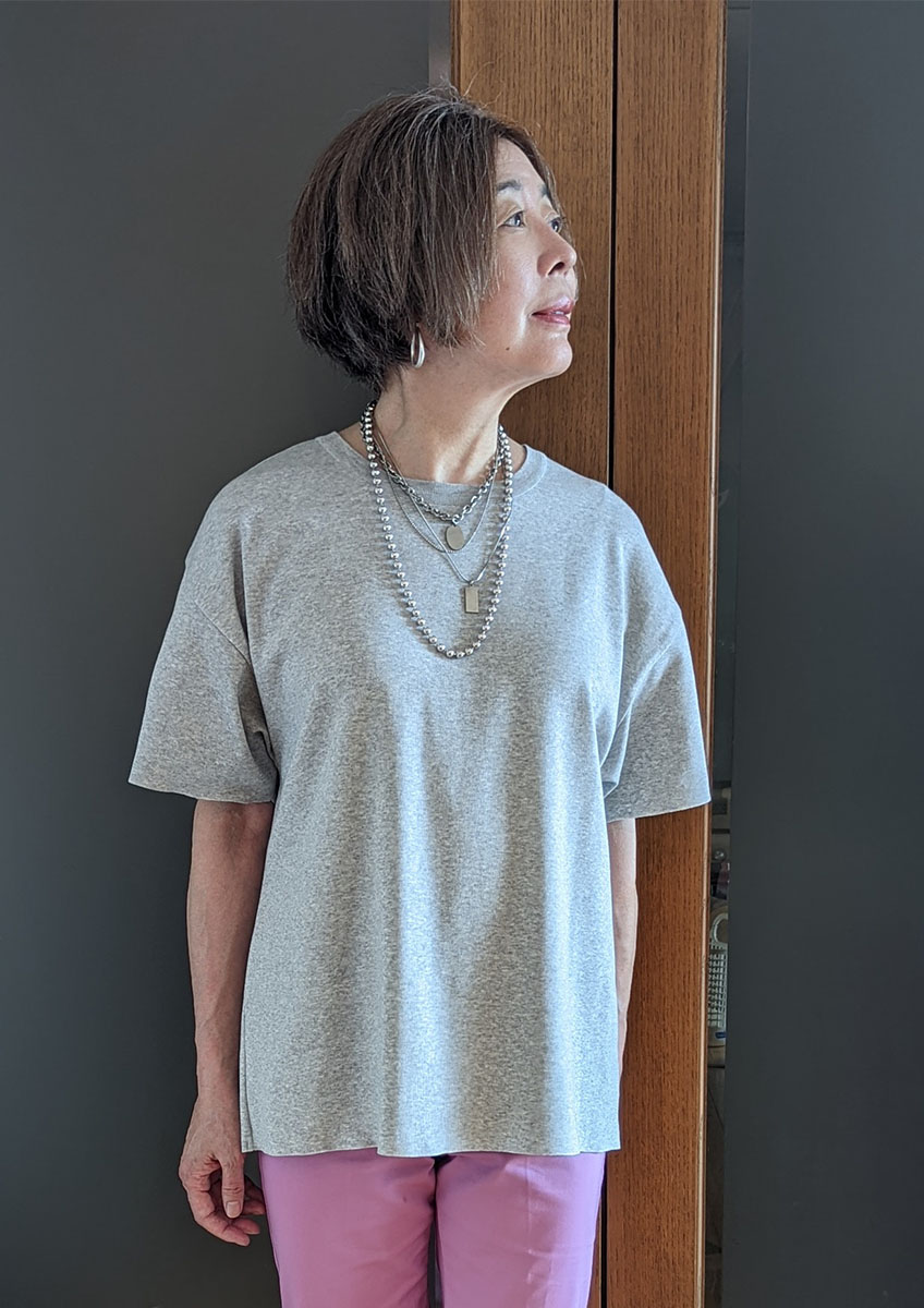 ネックレスの重ね付け