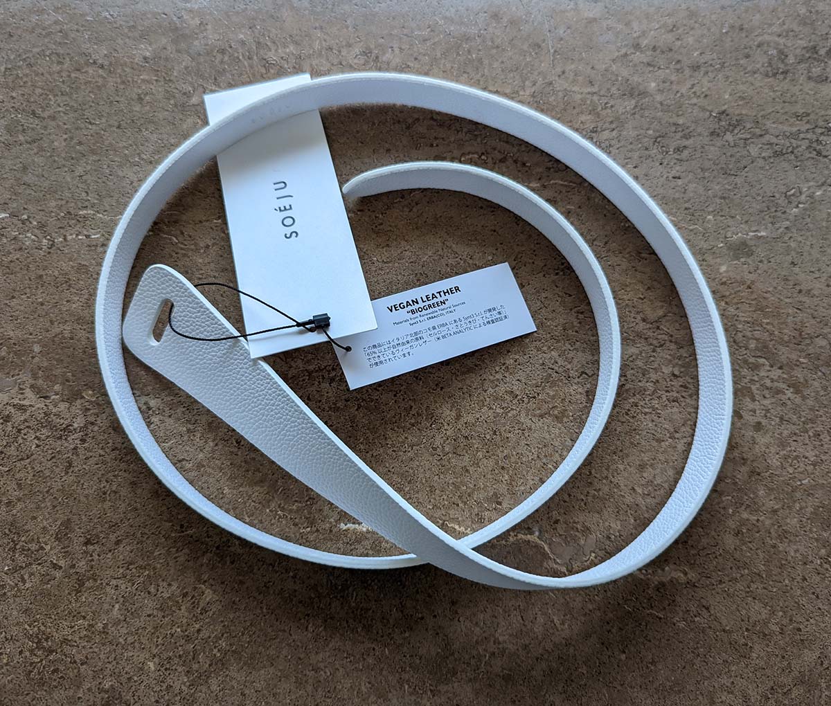 ヴィーガンレザーサッシュベルト