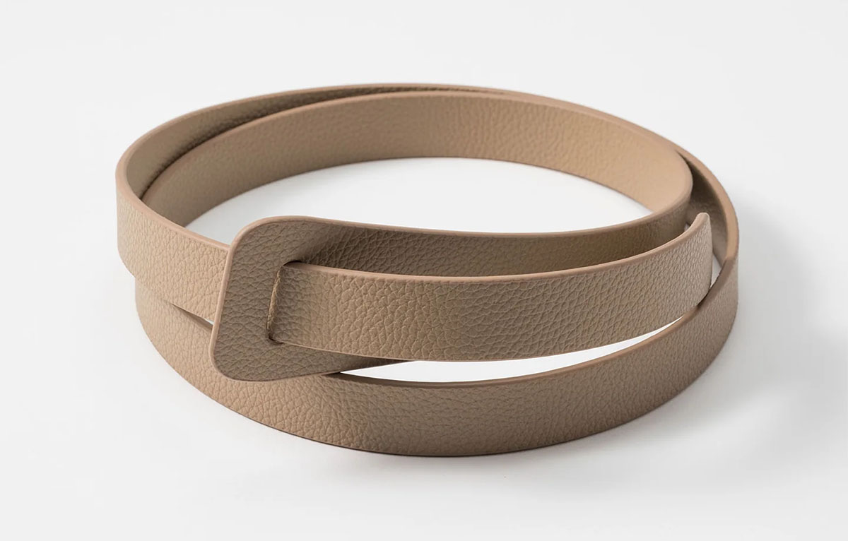 ヴィーガンレザーサッシュベルト 