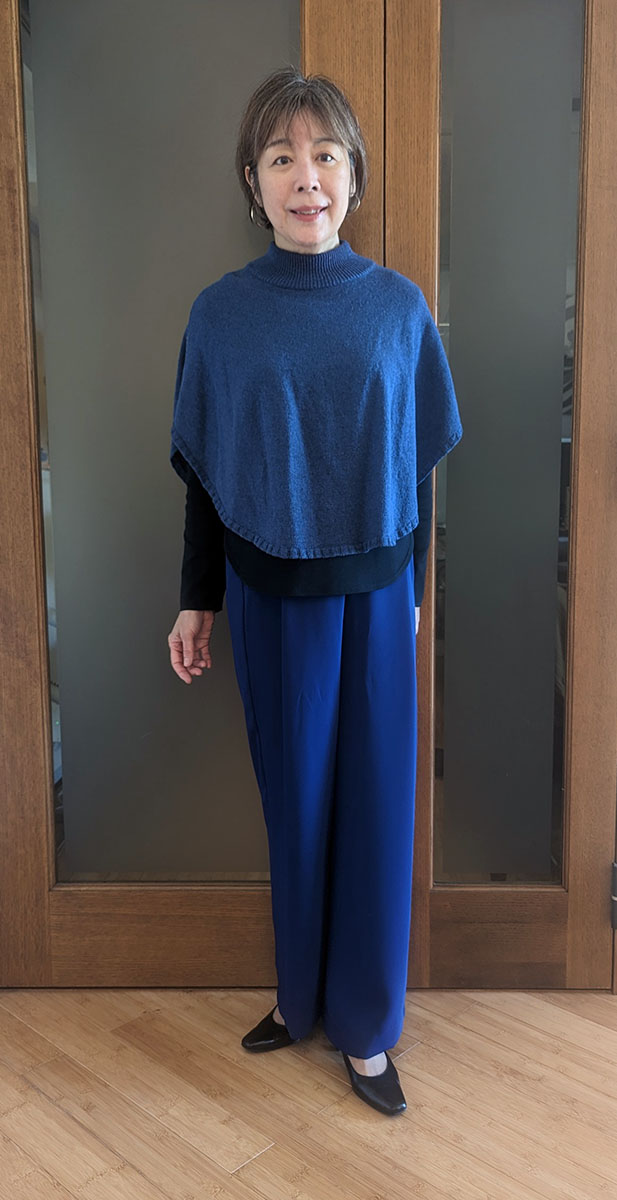 mino/maru ポンチョケープ