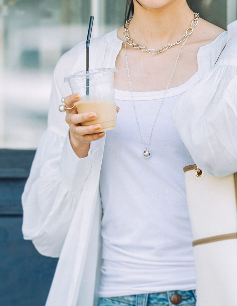 Silver925 Chunky Chain Choker CARCHE