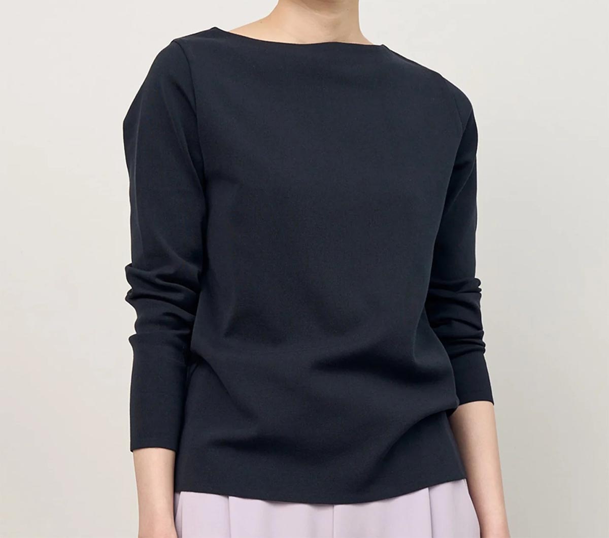 ボートネックニットソー