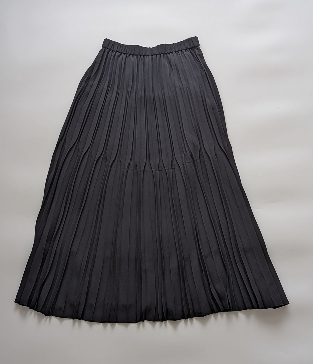 ソージュ プリーツスカート 黒 ソージュ プリーツスカート グリーン