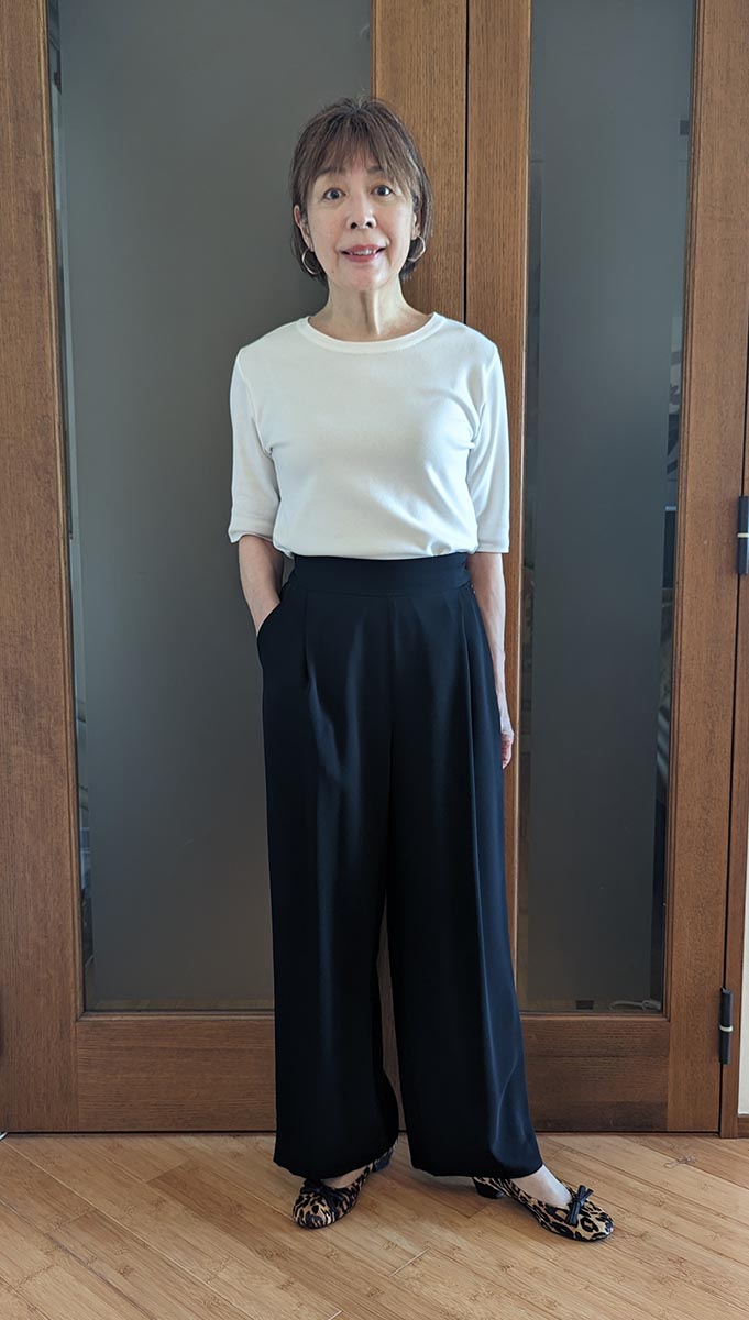 モデルさんの真似をしたコーデ